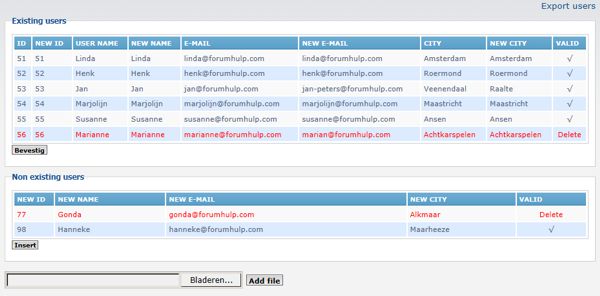 Im- Export Extension