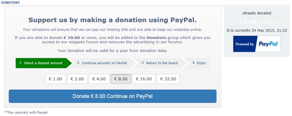 Paypal Donation